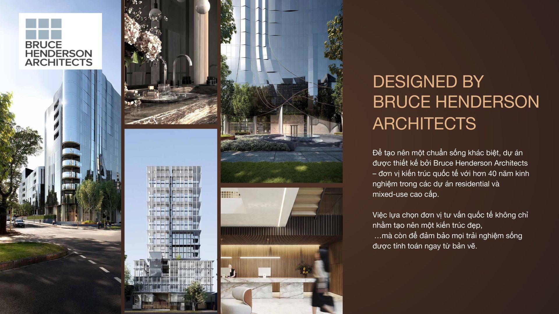 Bruce Henderson Architects - đơn vị thiết kế Iconia Lakeside