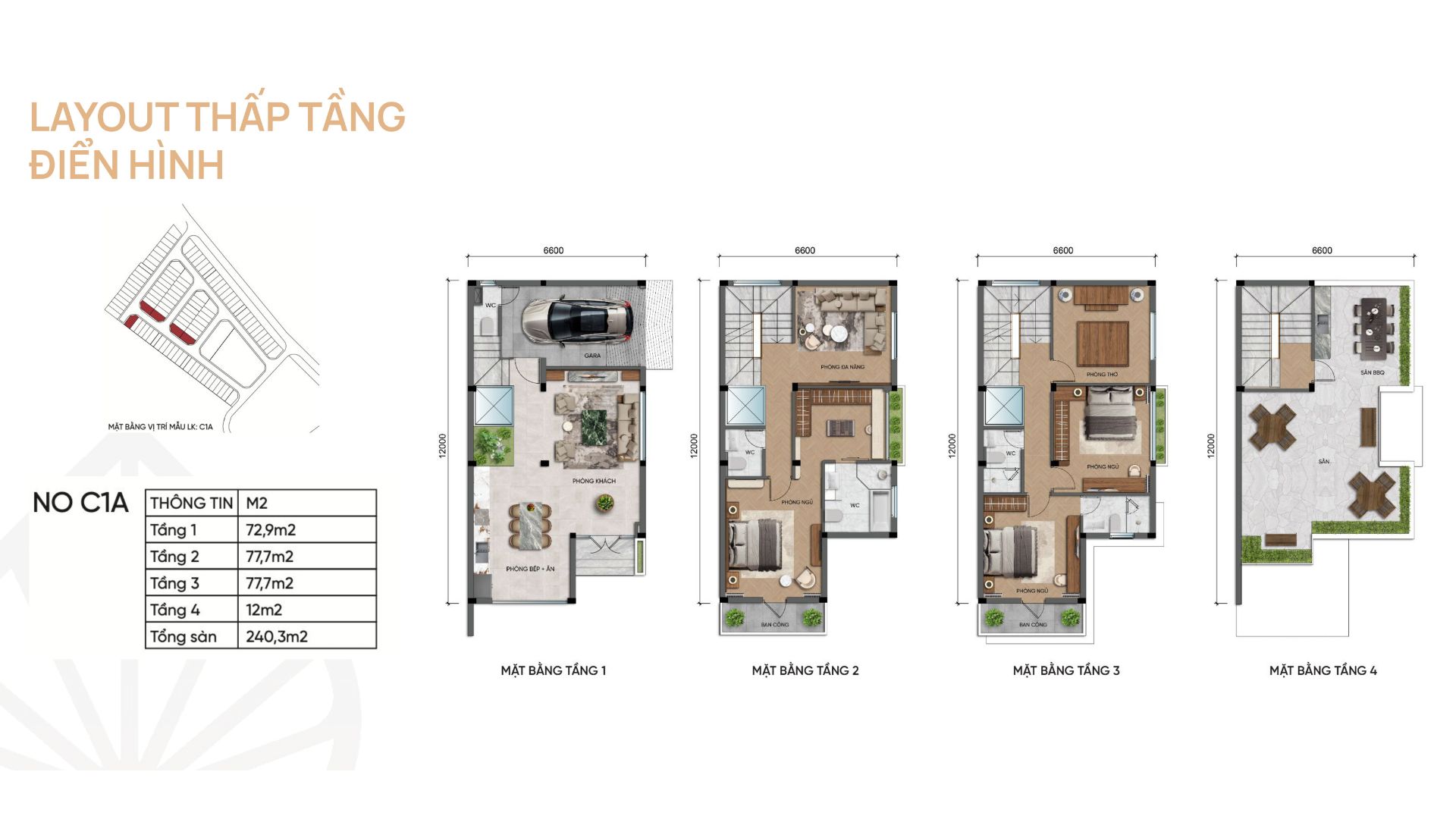 Liền kề Iconia Lakeside - căn góc và xẻ khe