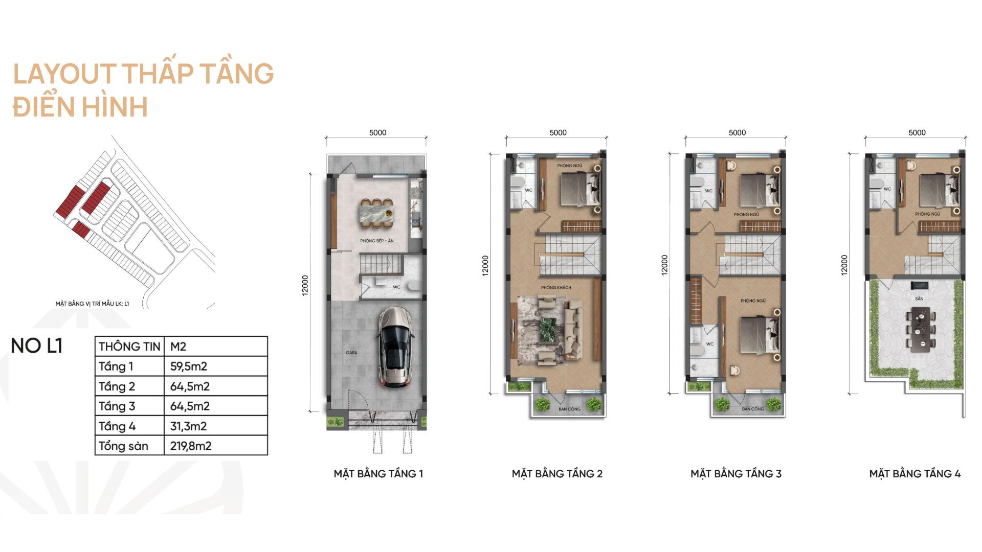 Liền kề Iconia Lakeside căn tiêu chuẩn