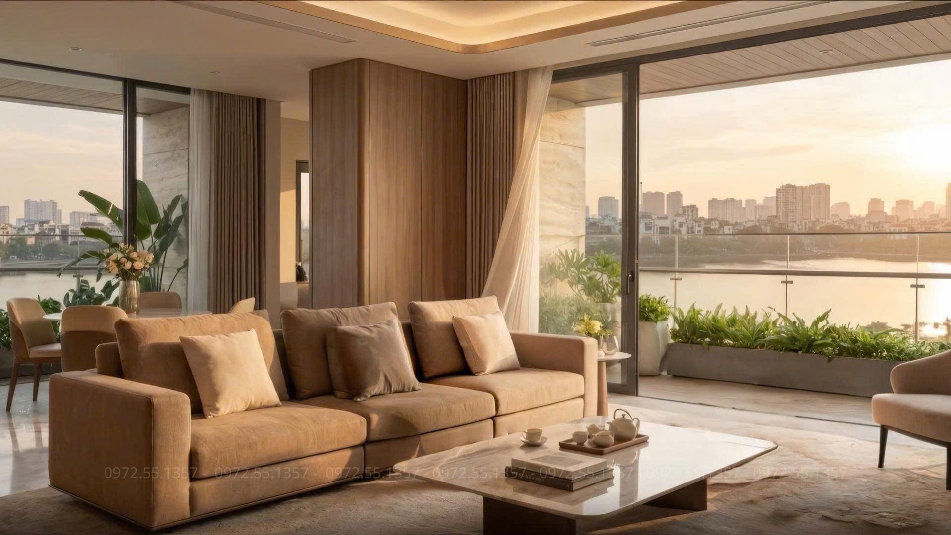 Nội thất căn hộ 3PN Iconia Lakeside